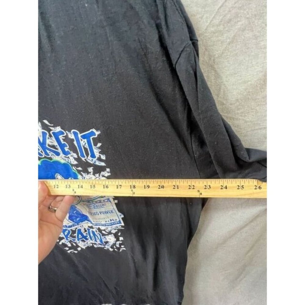 Make It Rain Shirt Perico Power Adult 2XL Black Short Sleeve Pullover‎ Tee Mens - Picture 7 of 9